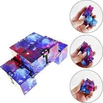 Infinity Cube Cubo Articulado Galáxia Presente Criativo Escritório Gadget Geek Nerd Top Top Já - Cubo Infinito Fidget Toy Galáxia Anti Stress