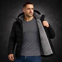 Jaqueta Bobojaco Casaco Forrado Peluciado Frio Inverno Impermeável - Sem Marca