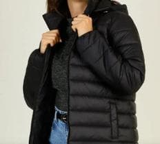 Jaqueta Bobojaco Feminina Capuz Puffer Frio Intenso Inverno