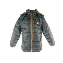 Jaqueta De naylon Bobojaco Infantil Masculina Tm P Cor:Preto