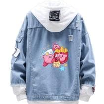 Jaqueta jeans com estampa de estilo moderno Kirby Chef Fries - MAOLA - MAOLAN