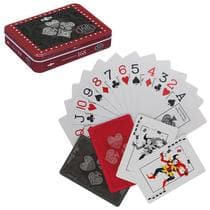 Jogo de Baralho Na Lata 168 Luxo Total Com 108 Cartas - Art Game