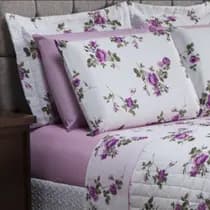 Jogo de cama LENÇOL 400 FIOS CASAL QUEEN ESTAMPADO 4 PEÇAS - ESTAMPAS SORTIDAS