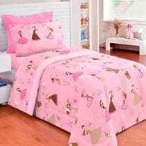 Jogo de Cama Solteiro infantil Sofie 03 Peças - Enxovais RQM