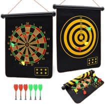 Jogo De Dardos Magnético 45x35cm Alvo Profissional 6 Dardos - Imporiente