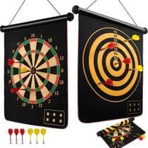 Jogo De Dardos Magnéticos Acerte O Alvo Dupla Face C/6 Dardo - Mori