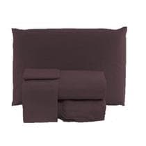 Jogo de Lençol Cama Casal Padrão Box 3 Peças Liso com Elástico em toda volta - 1,88m x 1,38m x 20cm - Bella Sorocaba Enxovais