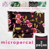 Jogo de Lençol Micropercal Estampado 400 Fios Alta Qualidade - Seleção Melhores Estampas