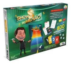 Jogo De Tabuleiro Show Do Milhão 800 Perguntas Oficial - Pais e Filhos