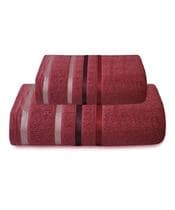 Jogo De Toalha Banho rosto Teka Premium 2 Pçs Fio Penteado
