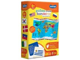 Jogo Países e suas Bandeiras Tabuleiro - Toyster Brinquedos