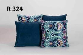Kit 04 Almofadas Jacquard Decorativas Cheias Sofá Sala Ou Quarto - Wellus Enxovais
