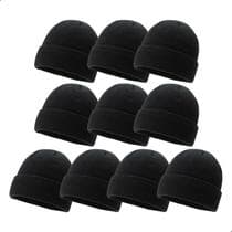 Kit 10 Touca Gorro De Lã Adulto Frio Inverno Unissex - Darujo