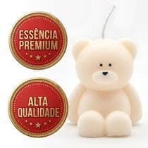 Kit 10x Vela de Ursinho Aromatica Premium sem Parafina Perfumada Presentes Lembrancinhas - Aromas Lar