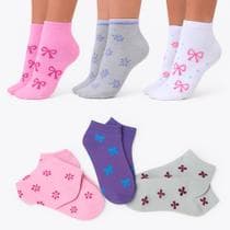 Kit 12 pares de meias soquete curta feminina vete 35 ao 40 - moda fashion