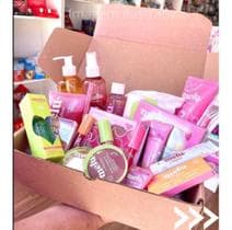 Kit 18 produtos maquiagem skin care melhores marcas melu ruby rose max love pincel máscara de cílios