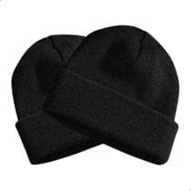 Kit 2 Touca Gorro De Lã Adulto Frio Inverno Unissex - Darujo