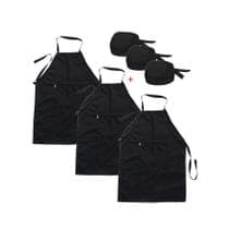 Kit 3 Bandana Avental Oxford Cozinha Pizzaria Garçom Churrasqueiro - DECOR