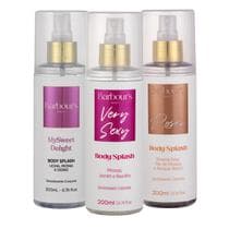 Kit 3 Body Splash Delight Very Sexy Roses 200ml Barbours - Barbours Beauty
