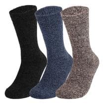 Kit 3 Meias Felpuda Termica Forrada Quente Macia Frio Intenso - Meia Felpuda
