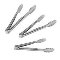 Kit 3un Pegador p/ Salada Pinça Churrasco Carne Massas - Unyhome