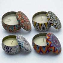 Kit 4 Vela Em Lata Aromática Perfumada Decorativa Pote Luxo - AS