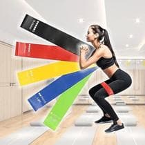 Kit 5 Faixas Elásticas Mini Band para Exercícios Fitness Alongamento Multifuncional Yoga Fisioterapia Treino em Casa ou Academia Fortalece Articulação - MAGALU - CITARO VARIEDADES