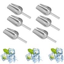 Kit 6 Peças Pá Pegador de Gelo Em Aço Inox 22 cm FRG4065 - FRIGOPRO