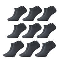 Kit 9 Pares Meias Sapatilha Cano Curto Derby Adulto Original