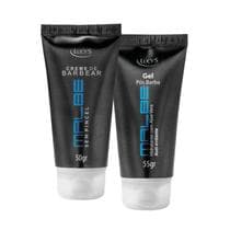 Kit Barba Masculino Creme Barbear e Gel Pós-Barba Aloe Vera - Lucy's