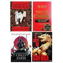 Kit c/4 livros tao te ching + o livros dos cinco aneis + o caminho do samurai + a arte da guerra - EDITORA