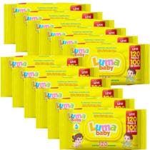 Kit Com 12 Toalha Umedecida Luma Baby Leve 120 Pague 100 Total 1440 Unidades