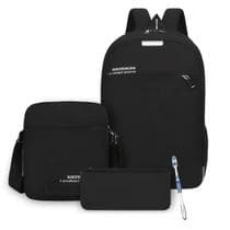 Kit Completo Mochila Executiva Masculina Com Design Refletor - Mormino