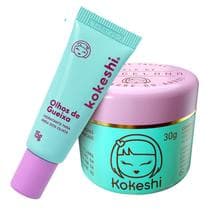 Kit Dupla Renovadores Faciais Kokeshi Pele Porcelana Olhos Gueixa
