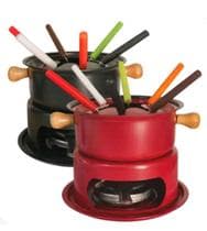 Kit Fondue Completo 11 Peças Panela Inox Versátil para Queijo Chocolate - Casambiente