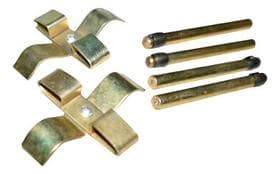 Kit freio a disco completo 2 rodas dianteira - METALSYSTEM