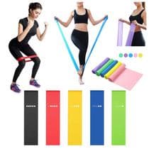 Kit Funcional Pilates em Casa Com Thera band + Kit 5 Mini Band Exercícios - Lavarieta Imports