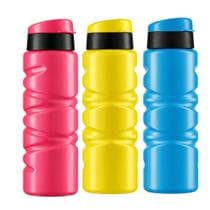 Kit Garrafa de Água Style Fluorescente Academia Treino 750ml Garrafinhas - - Bandeirante
