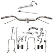 Kit Guidão suporte expander e freio varão Monark antiga