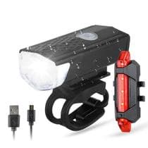 Kit Lanterna E Farol Bicicleta Bike Luz Ultra Led A Prova D'agua - Arco