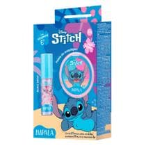 Kit Maquiagem Impala Stitch Disney Brilho Labial e Paleta De Maquiagem