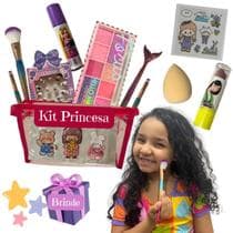 Kit Maquiagem infantil Kawaii Menina fofo fofa make presente Criança