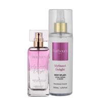 Kit Perfume Capilar e Body Splash My Sweet Delight Barbours Beauty