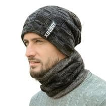 Kit Touca Boina Gorro Cachecol Gola Beanie Forrada Lã Inverno Frio Unissex Masculino Feminino Xbgboy Hswboy - Modas Fagundes