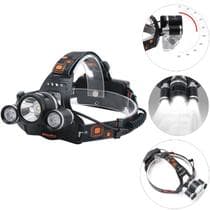Lanterna Cabeça Led Recarregável Capacete Profissional Tática - Peyning