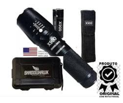 Lanterna led Recarregável prova' agua Tatica - Shadowhawk
