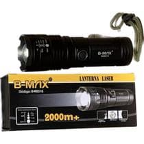 Lanterna Tática Led Laser Ultra Potente 2KM telesc LT8516 - B-Max