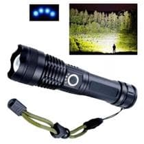 Lanterna Tática Militar T9 Acampamento Recarregável USB Led - Comercialmarcoferrari M&E