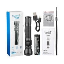 Lanterna Tática Militar Trustfire T15R De 2350 Lúmens Tipo C USB Recarregável 18650 LED