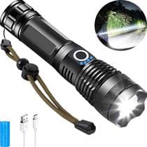 Lanterna Tática T9 Led Ultra Potente Recarregável Lt8505 Luz Branca - Lintian